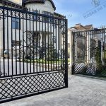 Железные ворота для дома на заказ: купить у компании “Ковка на заказ”